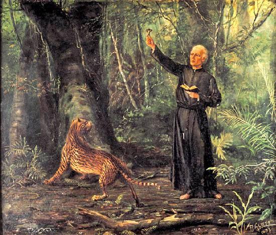 Benedito Calixto Gospel in the Jungle oil painting image
